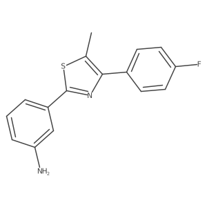 3-(4-(4-Fluorophenyl)-5-methylthiazol-2-yl)aniline Structure