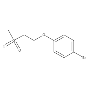 1-Bromo-4-(2-methanesulfonylethoxy)benzene结构式
