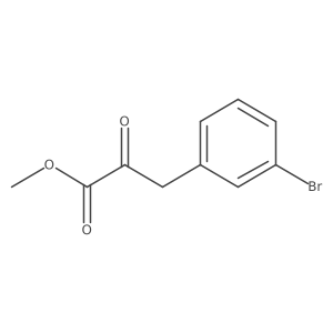 Methyl 3-(3-bromophenyl)-2-oxopropanoate Structure