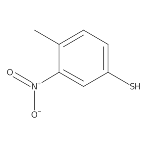4-nitro-S-methylphenylmercaptan Structure