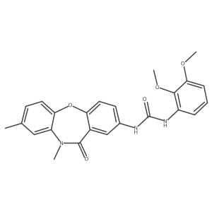 1-(2,3-Dimethoxyphenyl)-3-(8,10-dimethyl-11-oxo-10,11-dihydrodibenzo[b,f][1,4]oxazepin-2-yl)urea Structure