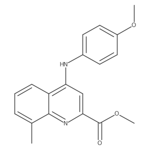 ethyl 2-({[2-{3-[(methylamino)carbonyl]piperidin-1-yl}-7-oxo[1,3]thiazolo[4,5-d]pyrimidin-6(7H)-yl]acetyl}amino)benzoate结构式