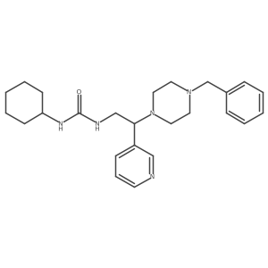 1-(2-(4-Benzylpiperazin-1-yl)-2-(pyridin-3-yl)ethyl)-3-cyclohexylurea Structure