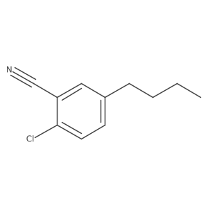 2-Chloro-5-butylbenzonitrile结构式