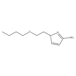 1-(2-butoxyethyl)-1H-pyrazol-3-amine结构式