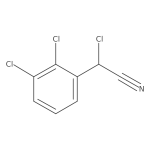 2-Chloro-2-(2,3-dichlorophenyl)acetonitrile Structure