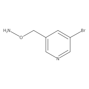 O-[(5-Bromo-3-pyridyl)methyl]hydroxylamine Structure
