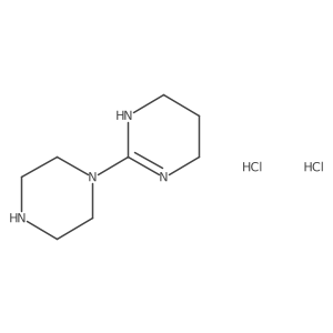 2-(Piperazin-1-yl)-1,4,5,6-tetrahydropyrimidine dihydrochloride结构式