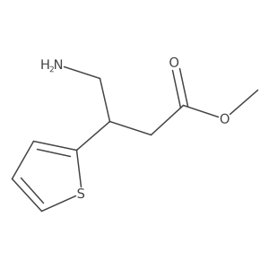 Methyl 4-amino-3-(thiophen-2-yl)butanoate Structure