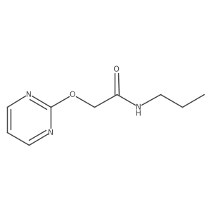N-propyl-2-(pyrimidin-2-yloxy)acetamide Structure