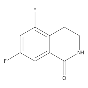 5,7-Difluoro-1,2,3,4-tetrahydroisoquinolin-1-one Structure