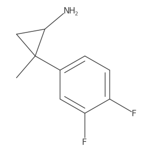 2-(3,4-Difluorophenyl)-2-methylcyclopropan-1-amine结构式