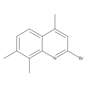 2-Bromo-4,7,8-trimethylquinoline结构式
