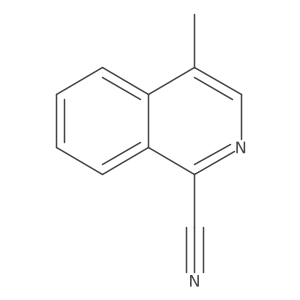 4-Methylisoquinoline-1-carbonitrile结构式