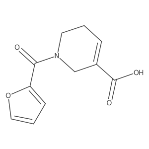 1-(Furan-2-carbonyl)-1,2,5,6-tetrahydropyridine-3-carboxylic acid Structure
