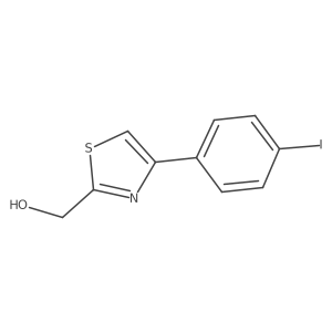 [4-(4-Iodophenyl)-1,3-thiazol-2-yl]methanol Structure