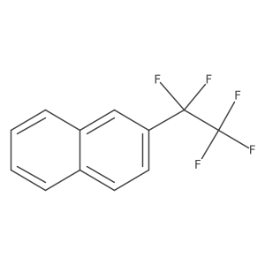 2-(Pentafluoroethyl)naphthalene Structure