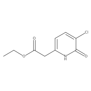 Ethyl (5-chloro-6-hydroxypyridin-2-YL)acetate Structure