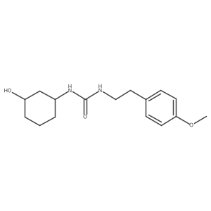 1-(3-Hydroxycyclohexyl)-3-(4-methoxyphenethyl)urea Structure
