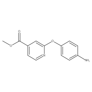 Methyl 2-(4-aminophenoxy)isonicotinate结构式