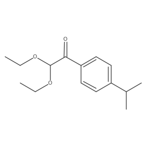 Ethanone, 2,2-diethoxy-1-[4-(1-methylethyl)phenyl]-结构式