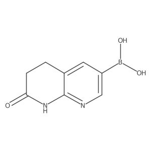 (7-Oxo-5,6,7,8-tetrahydro-1,8-naphthyridin-3-yl)boronic acid Structure