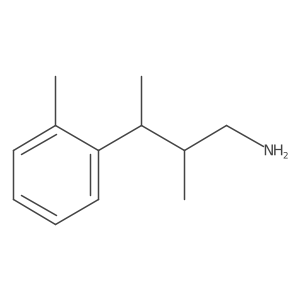 2-Methyl-3-(2-methylphenyl)butan-1-amine结构式