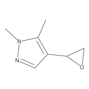 1,5-dimethyl-4-(oxiran-2-yl)-1H-pyrazole Structure