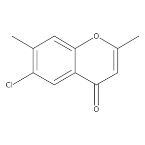 6-Chloro-2,7-dimethyl-4H-chromen-4-one Structure