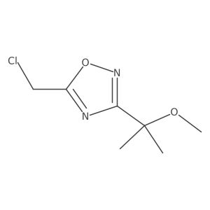 5-(Chloromethyl)-3-(2-methoxypropan-2-yl)-1,2,4-oxadiazole结构式