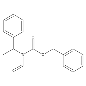 N-(R)-alpha-Methylbenzyl-N-vinylbenzylcarbamate结构式