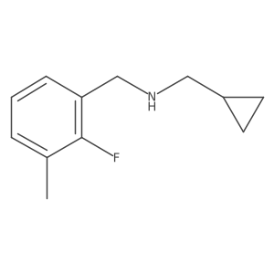 (Cyclopropylmethyl)[(2-fluoro-3-methylphenyl)methyl]amine Structure