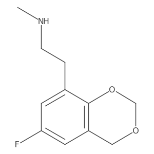 [2-(6-Fluoro-2,4-dihydro-1,3-benzodioxin-8-yl)ethyl](methyl)amine Structure