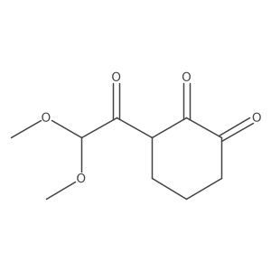3-(2,2-Dimethoxyacetyl)cyclohexane-1,2-dione结构式