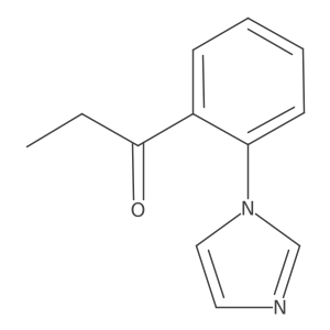 1-[2-(1H-Imidazol-1-YL)phenyl]propan-1-one Structure