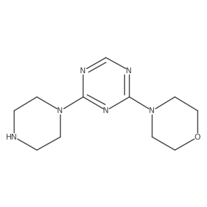2-(Morpholin-4-YL)-4-(piperazin-1-YL)-1,3,5-triazine结构式