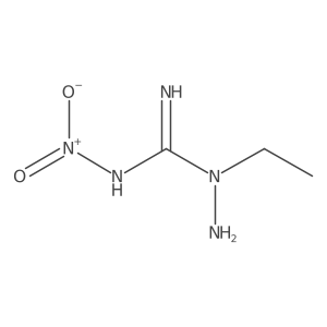 Hydrazinecarboximidamide, 1-ethyl-N-nitro- Structure