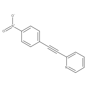 2-[2-(4-Nitrophenyl)ethynyl]pyridine Structure