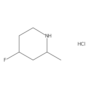 4-Fluoro-2-methylpiperidine hydrochloride Structure