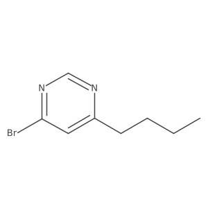 4-Bromo-6-butylpyrimidine Structure