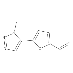 5-(1-Methyl-1H-1,2,3-triazol-5-yl)furan-2-carbaldehyde Structure