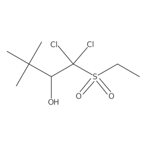 1,1-Dichloro-1-ethanesulfonyl-3,3-dimethyl-butan-2-ol Structure