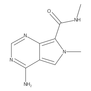 4-Amino-N,6-dimethyl-6H-pyrrolo[3,4-d]pyrimidine-7-carboxamide Structure