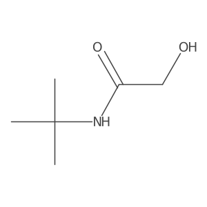 N-tert-butyl-2-hydroxyacetamide Structure