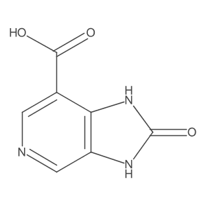 2-Oxo-1,3-dihydroimidazo[4,5-c]pyridine-7-carboxylic acid结构式
