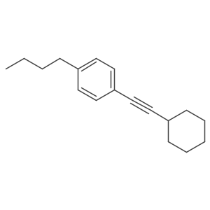 1-Butyl-4-(cyclohexylethynyl)benzene Structure