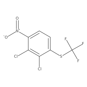 1,2-Dichloro-3-trifluoromethylthio-6-nitrobenzene Structure