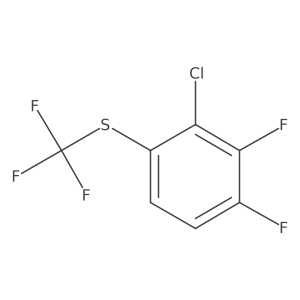 1-Chloro-2,3-difluoro-6-(trifluoromethylthio)benzene结构式