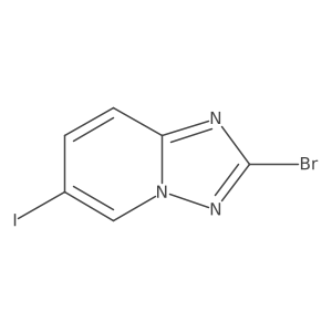 [1,2,4]Triazolo[1,5-a]pyridine, 2-bromo-6-iodo-结构式