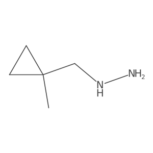 [(1-Methylcyclopropyl)methyl]hydrazine结构式